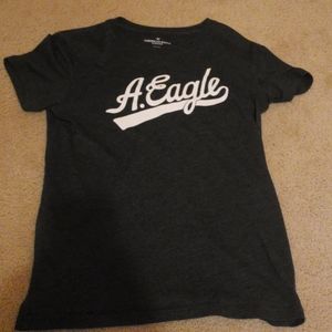 American Eagle T-Shirt Black and White